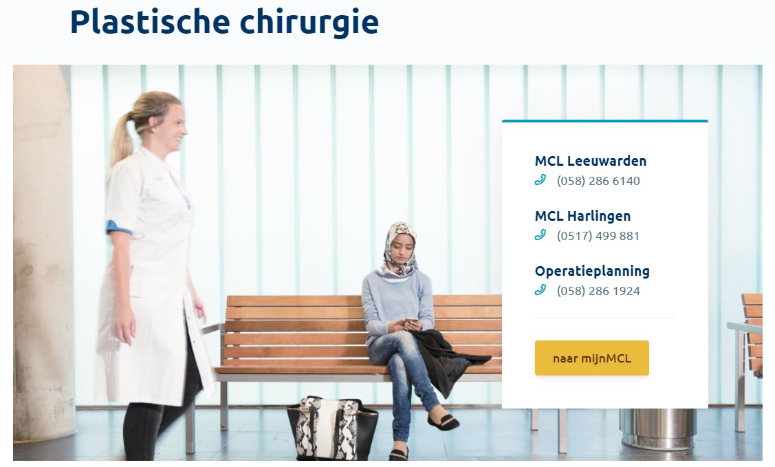 MCL Leeuwarden Afdeling Plastische chirurgie